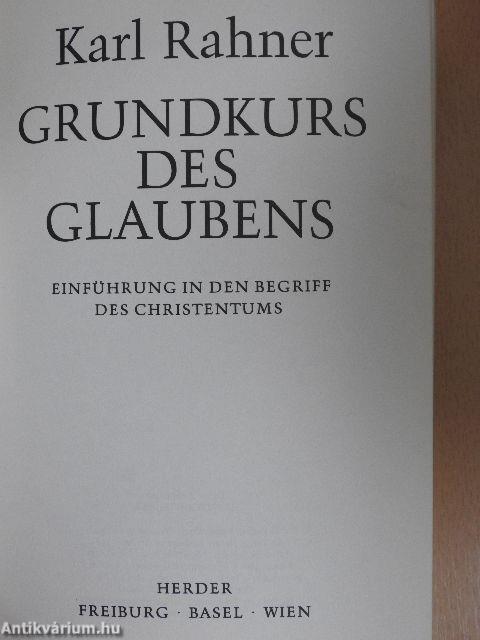 Grundkurs des Glaubens