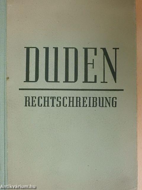 Duden Rechtschreibung