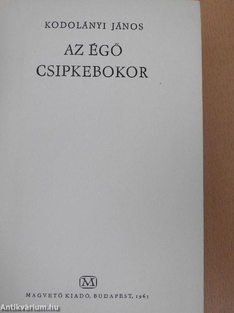 Az égő csipkebokor