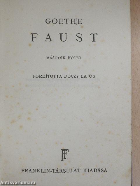 Faust II.