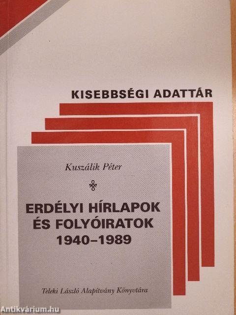 Erdélyi hírlapok és folyóiratok 1940-1989