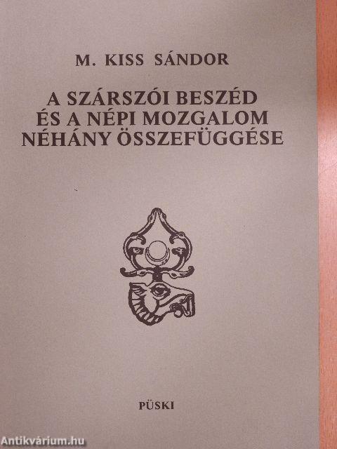 A szárszói beszéd és a népi mozgalom néhány összefüggése