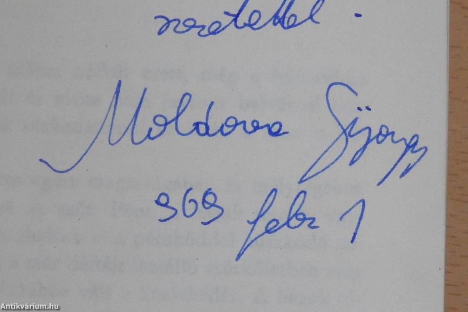 Malom a pokolban (dedikált példány)