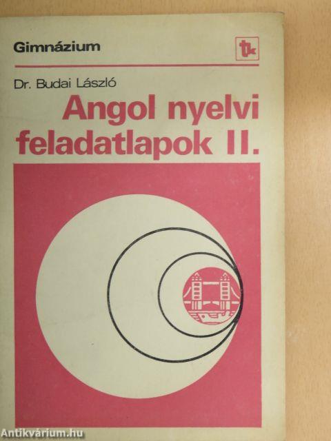 Angol nyelvi feladatlapok II.