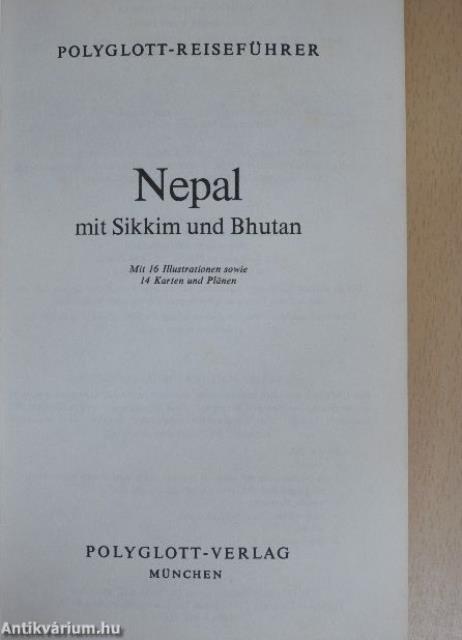 Nepal mit Sikkim und Bhutan