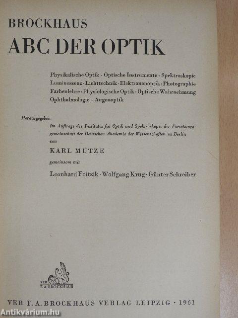 ABC der Optik