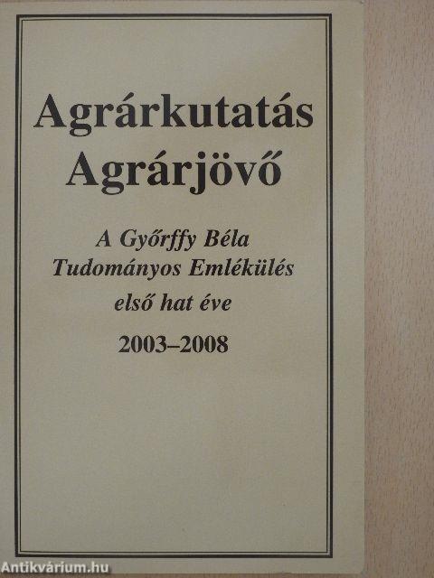 Agrárkutatás - Agrárjövő