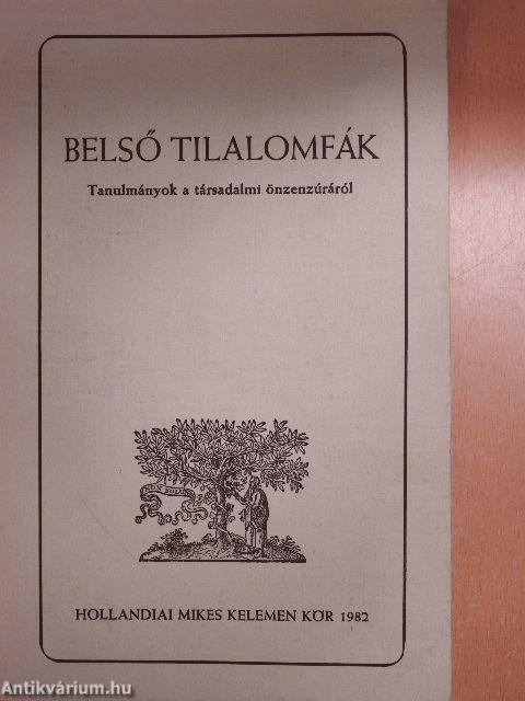 Belső tilalomfák