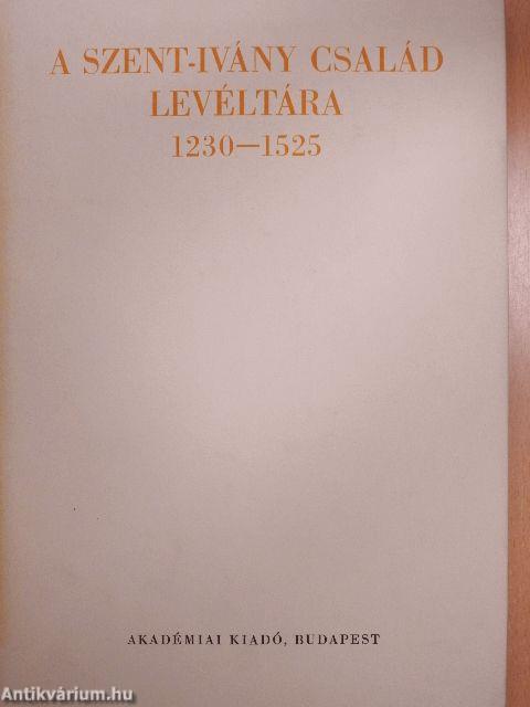 A Szent-Ivány család levéltára