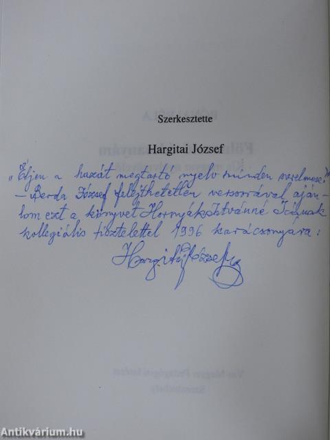 Fölnevelő édesanyám (dedikált példány)