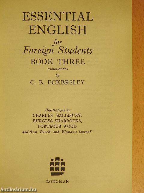 Essential English for Foreign Students Book 3.