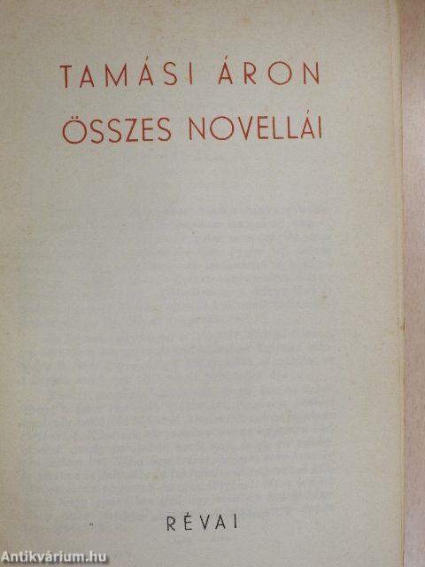 Tamási Áron összes novellái