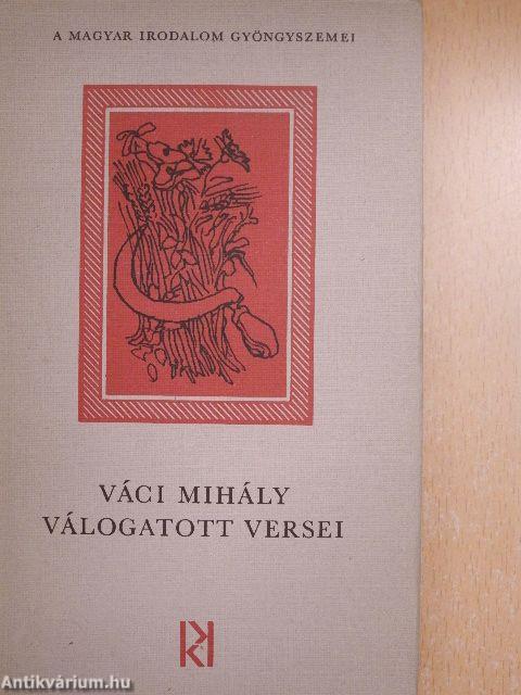 Váci Mihály válogatott versei