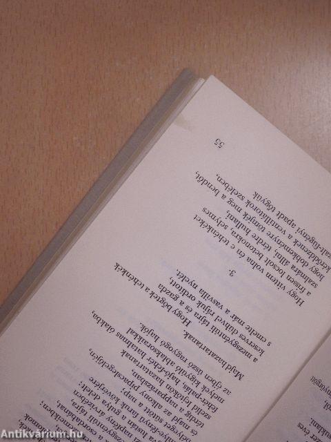 Váci Mihály válogatott versei