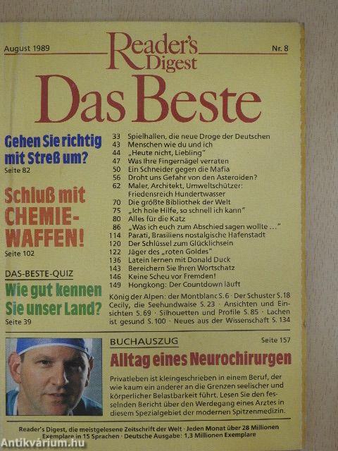 Das Beste Reader's Digest August 1989