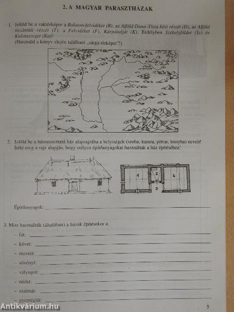 Hon- és népismeret munkafüzet 5-6.