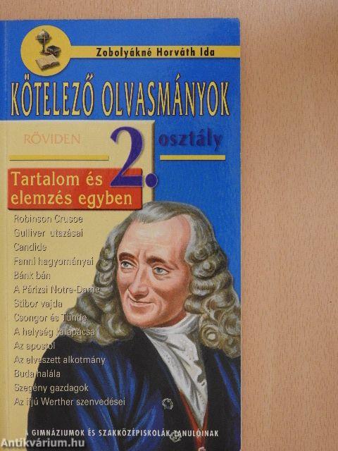 Kötelező olvasmányok röviden - 2. osztály