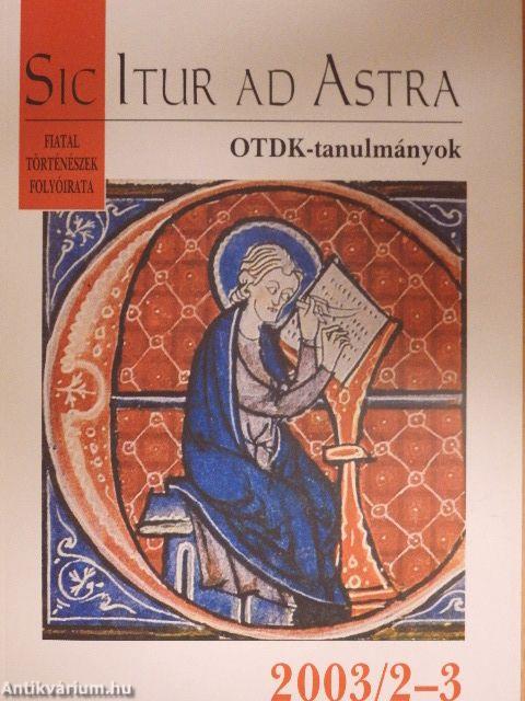 Sic Itur ad Astra 2003/2-3.