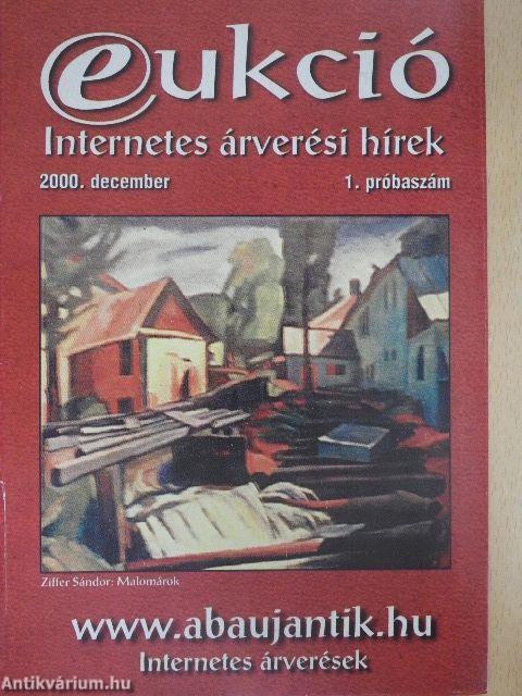 Eukció 2000. december - 1. próbaszám