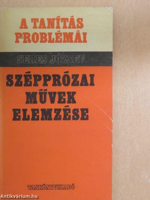 Szépprózai művek elemzése