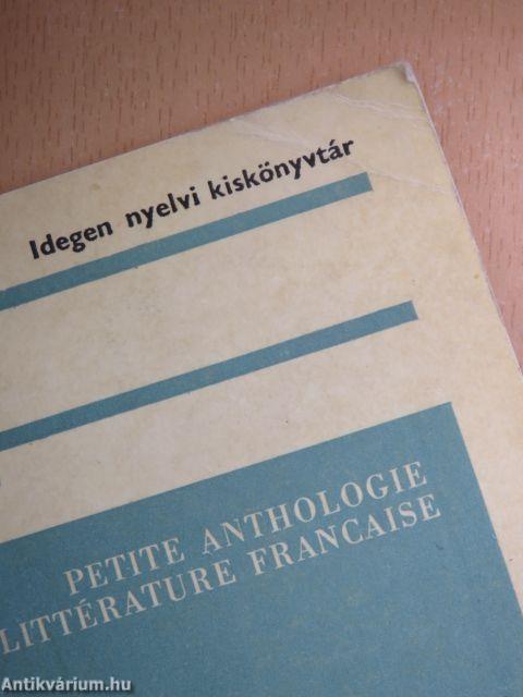 Petite anthologie de la littérature Francaise