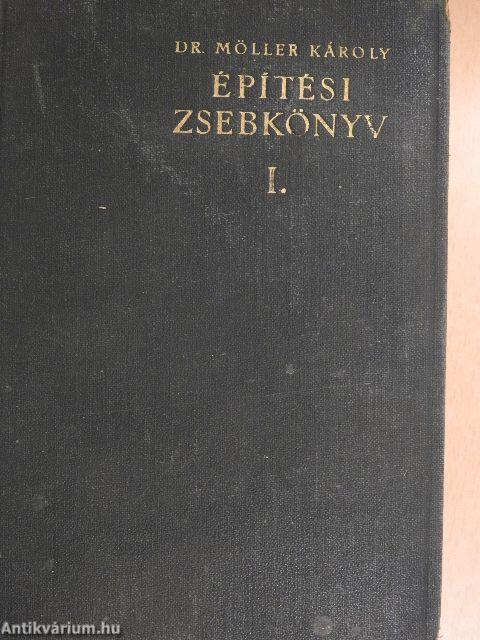 Építési zsebkönyv I-II.