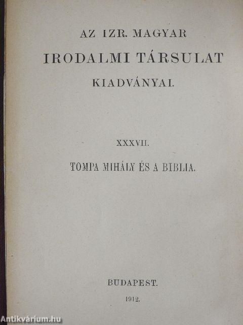 Tompa Mihály és a Biblia