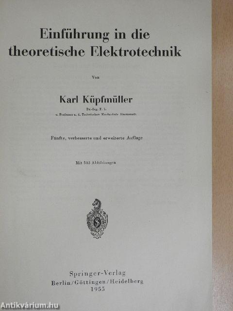 Einführung in die theoretische Elektrotechnik