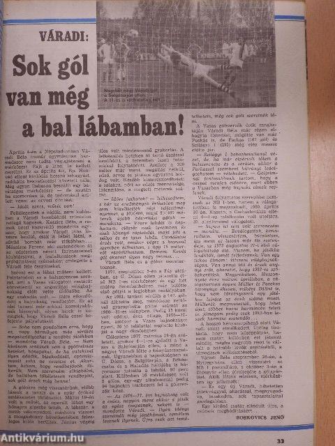 Labdarúgás 1981. november