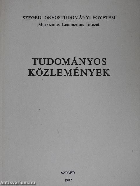 Tudományos közlemények