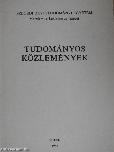 Tudományos közlemények