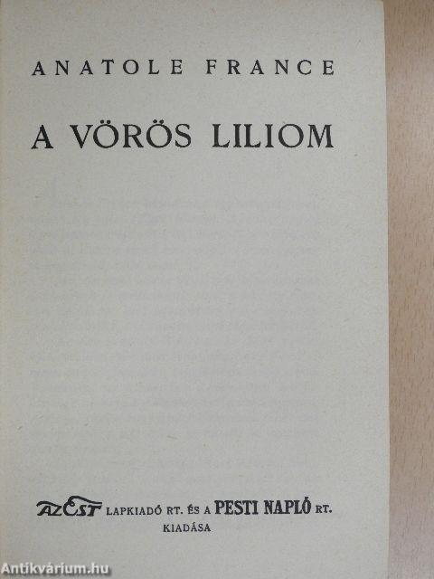 A vörös liliom