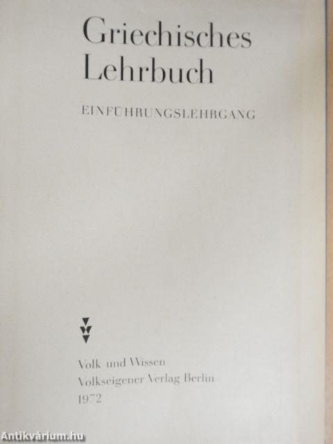 Griechisches Lehrbuch