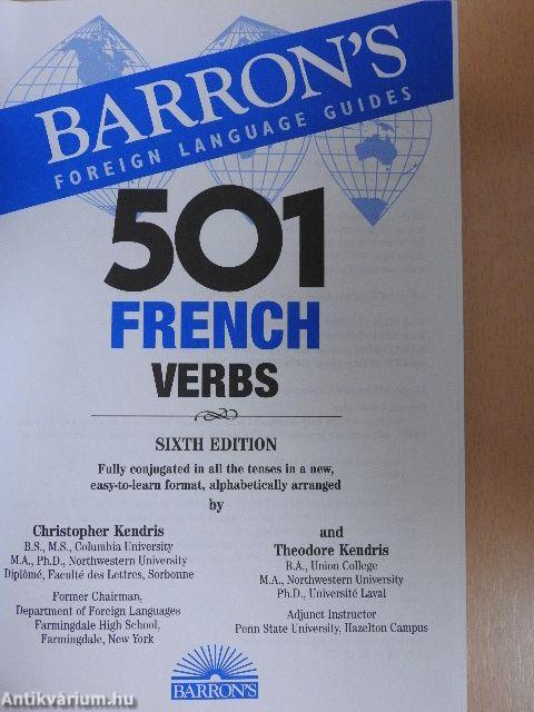 501 French Verbs - CD-vel