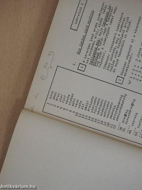 Kezdő német nyelvkönyv a TIT-nyelviskolások számára