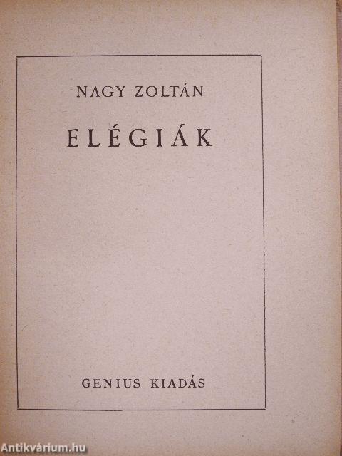 Elégiák