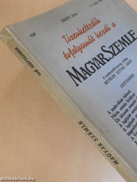 Magyar Szemle 1938. szeptember