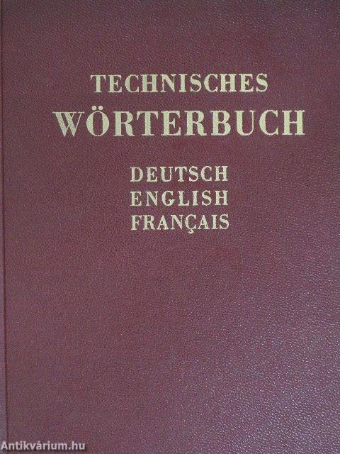 Technisches Wörterbuch II.