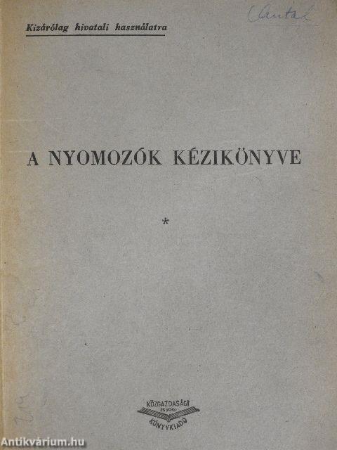 A nyomozók kézikönyve