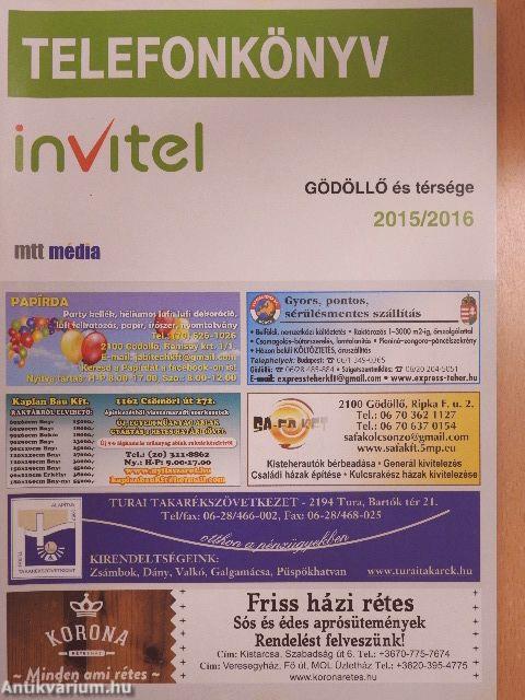 Telefonkönyv - Gödöllő és térsége 2015/2016