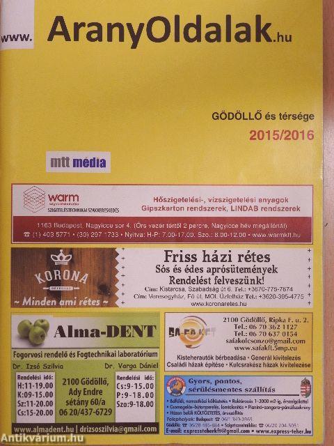 Telefonkönyv - Gödöllő és térsége 2015/2016