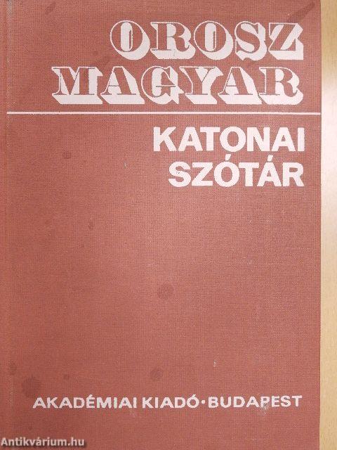 Orosz-magyar katonai szótár