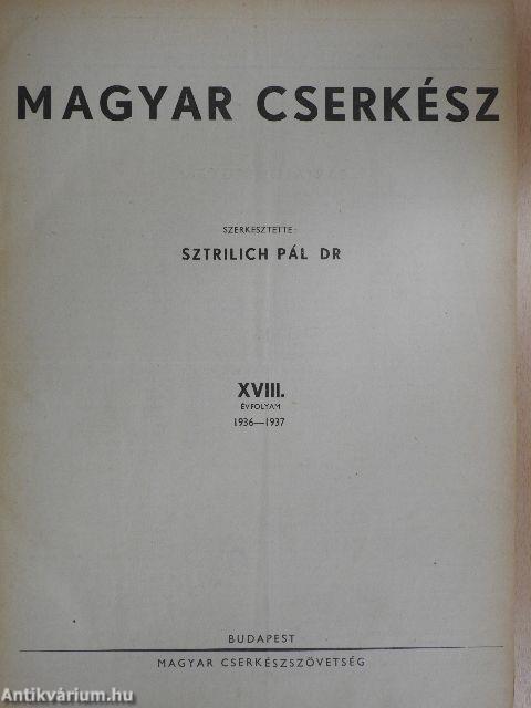 Magyar Cserkész 1936. szeptember 15.-1937. május 1.