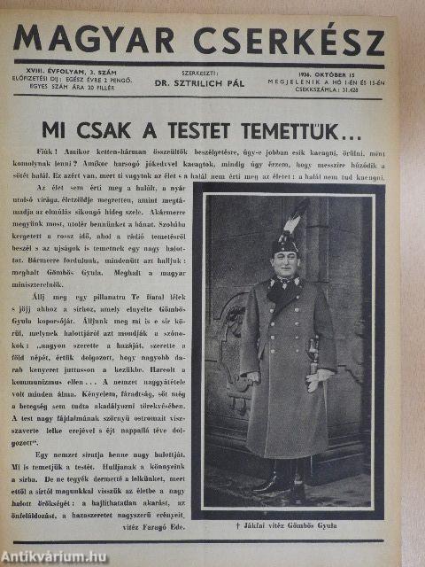 Magyar Cserkész 1936. szeptember 15.-1937. május 1.