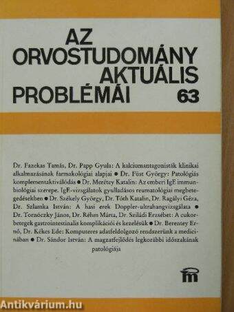 Az orvostudomány aktuális problémái 63.