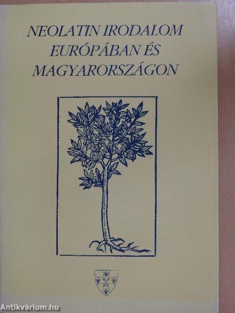 Neolatin irodalom Európában és Magyarországon