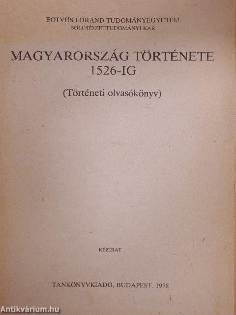 Magyarország története 1526-ig