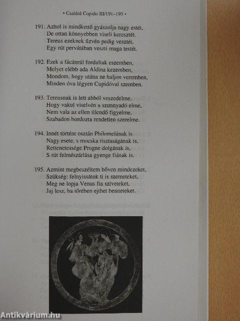 Csalárd Cupido/Proserpina elragadtatása/Cuma várasában építtetett Dédalus temploma/Heroida-fordítások