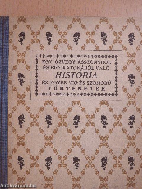 Egy özvegyasszonyról és egy katonáról való história