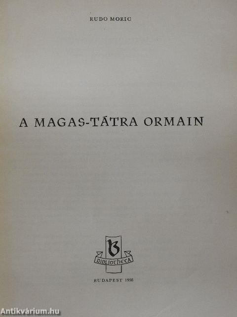 A Magas-Tátra ormain